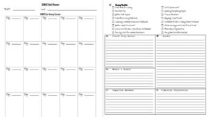 4 Week KONOS Unit Planner Blank