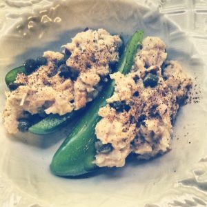 Tuna & Caper Stuffed Jalapeños