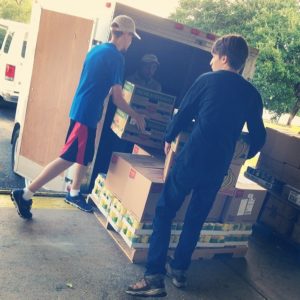 Food Pantry Loading
