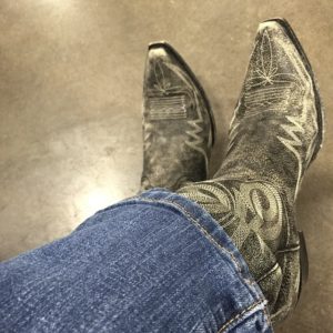 grey boots