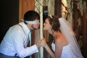 Tara and Tyler First Look via Sprittibee Photography