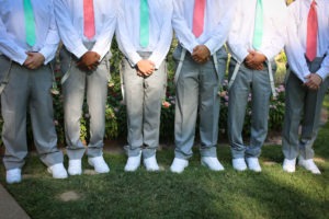 Longview Coral and Seafoam Wedding via Sprittibee Photography