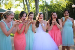 Pizza Wedding via Sprittibee Photography