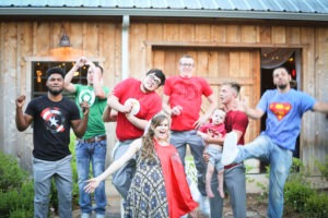 Superhero Reveal Longview Wedding via Sprittibee Photography