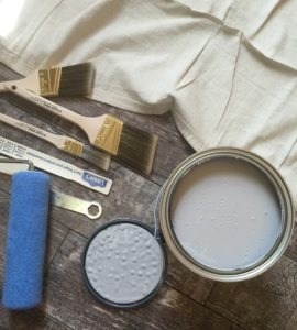 Rustic Gray Interiors DIY @sprittibee